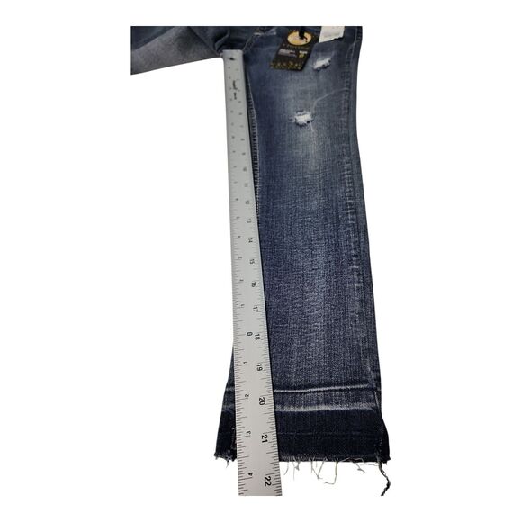 NWT Vigoss Girl's Size 8 “The Austin Ankle Skinny” with Grommet Detail Jeans - Picture 6 of 12